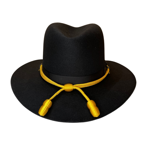 3X Cavalry Trooper Complete Set Hat Yellow Cord Leather Strap